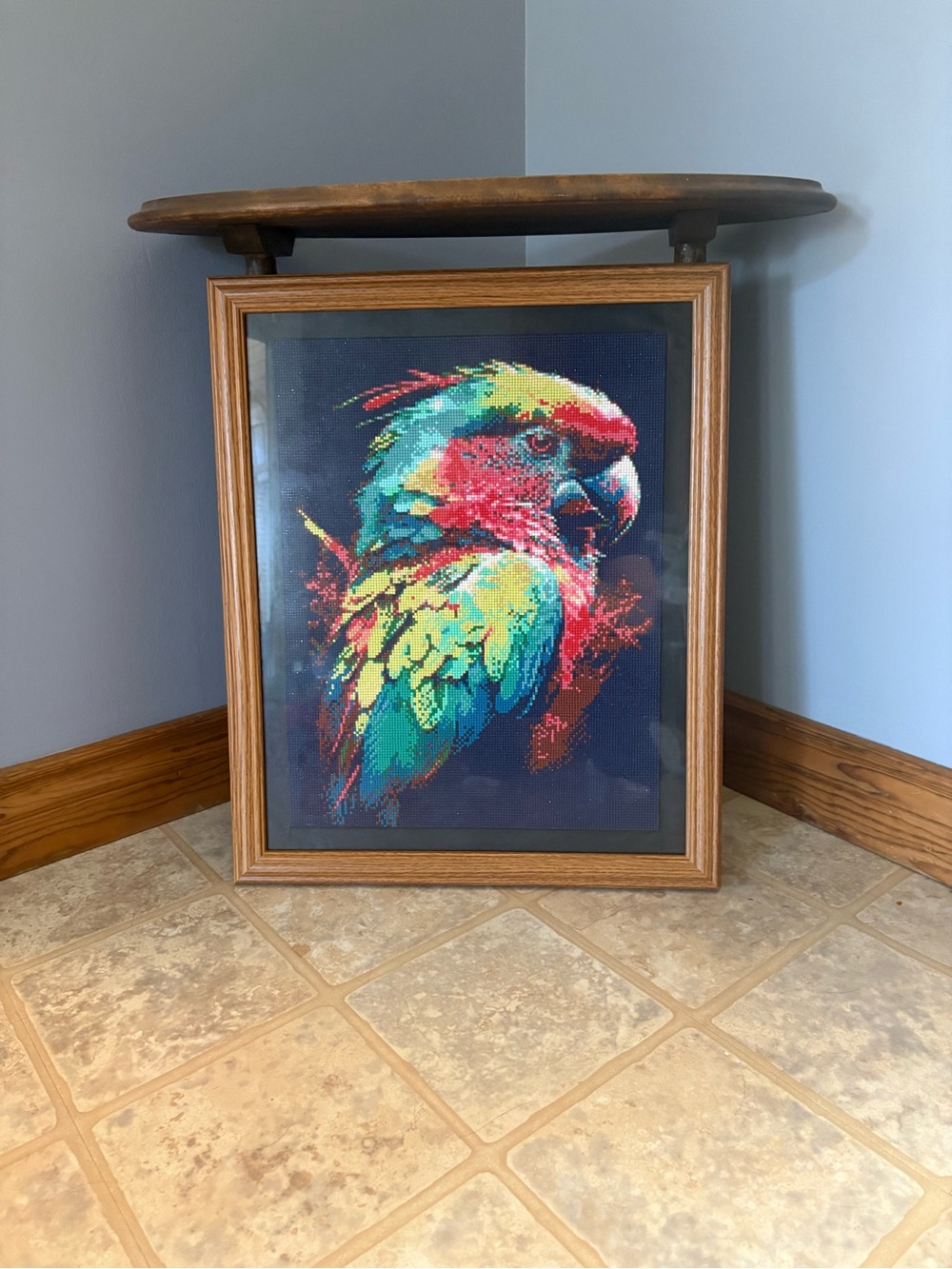 Handmade Parrot Diamond Painting – FRAME NOT INCLUDED
